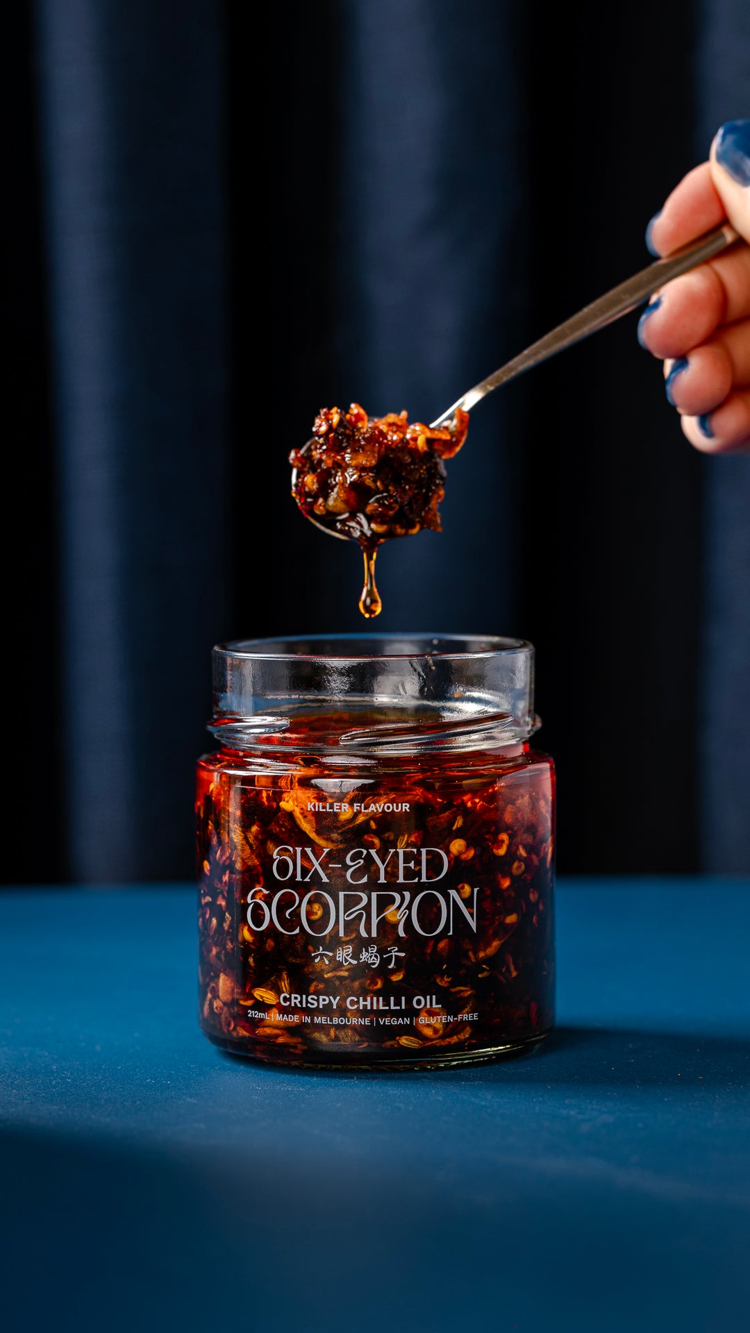 Six-Eyed Scorpion Original Crispy Chilli Oil 212ml
