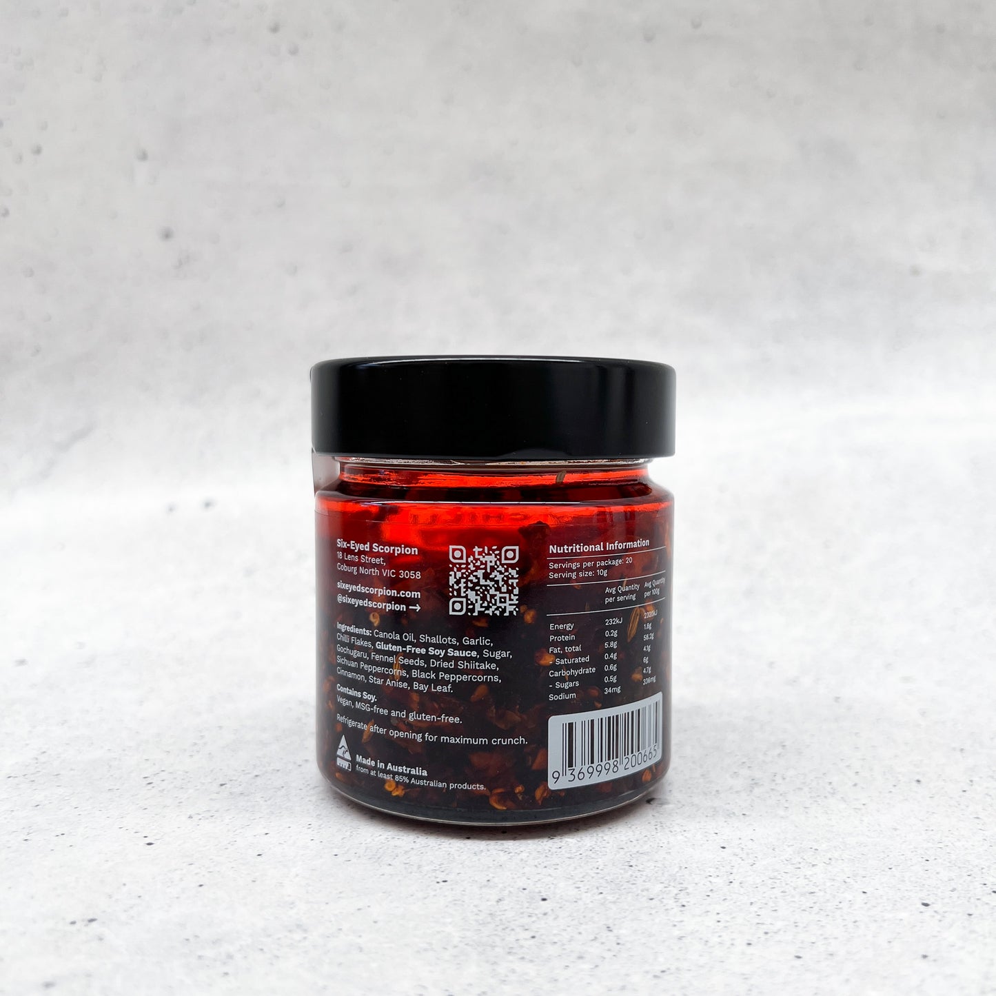 Six-Eyed Scorpion Original Crispy Chilli Oil 212ml