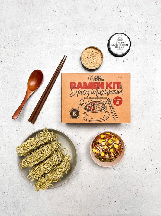 Ramen Kit - Spicy Mushroom & Spinach Ramen