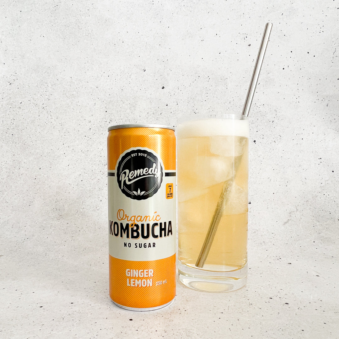 Remedy Ginger & Lemon Kombucha 4 x 250ml