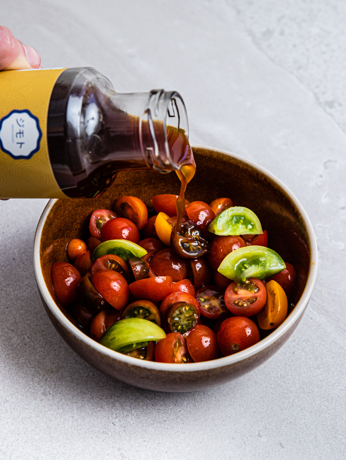 Ponzu sauce used on salad