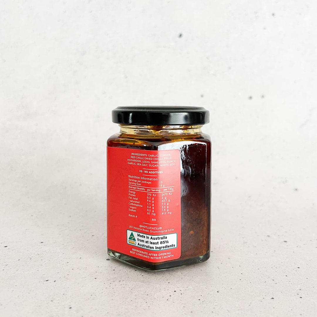 Hotluck Club Mushroom & Black Garlic XO 190g