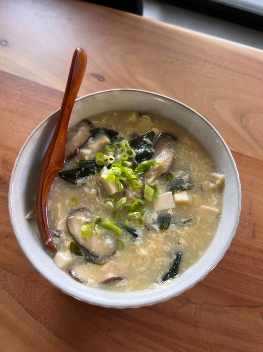 Miso Egg Drop Soup