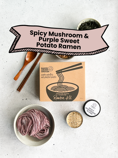 Ramen Kit - Spicy Mushroom & Purple Sweet Potato Ramen Combo
