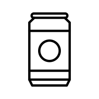 Icon of a drink can