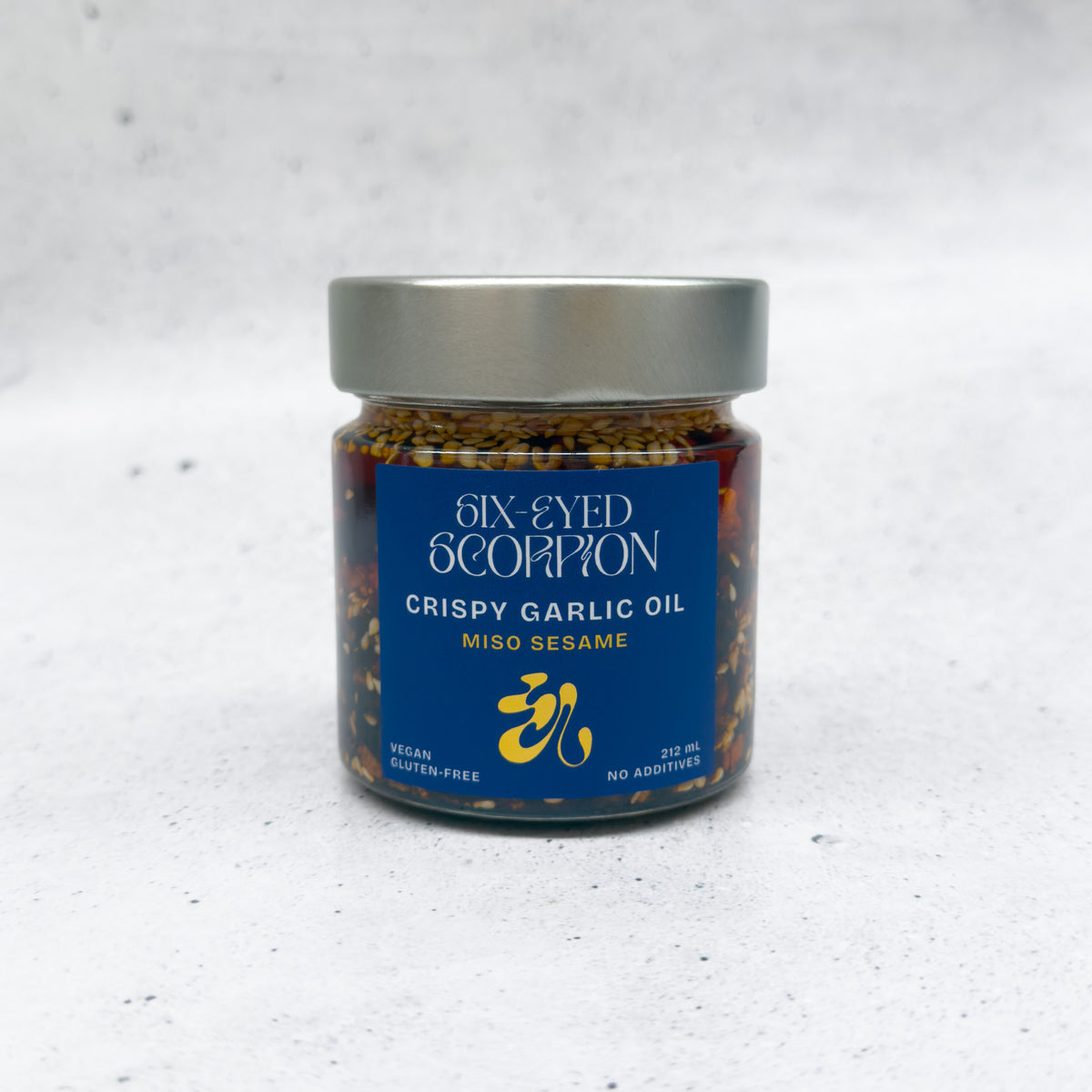 Six-Eyed Scorpion Crispy Garlic Oil Miso Sesame 212ml