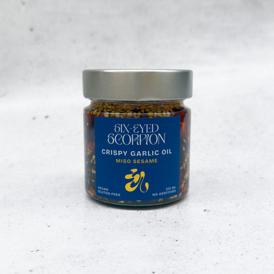 Six-Eyed Scorpion Crispy Garlic Oil Miso Sesame 212ml