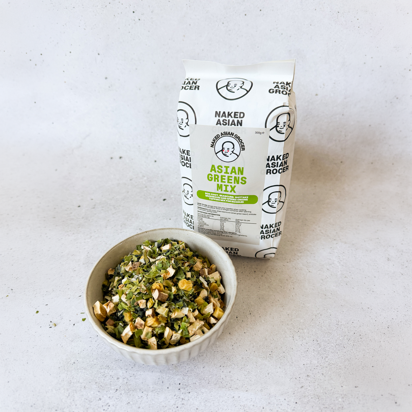 Asian Greens Mix 300g
