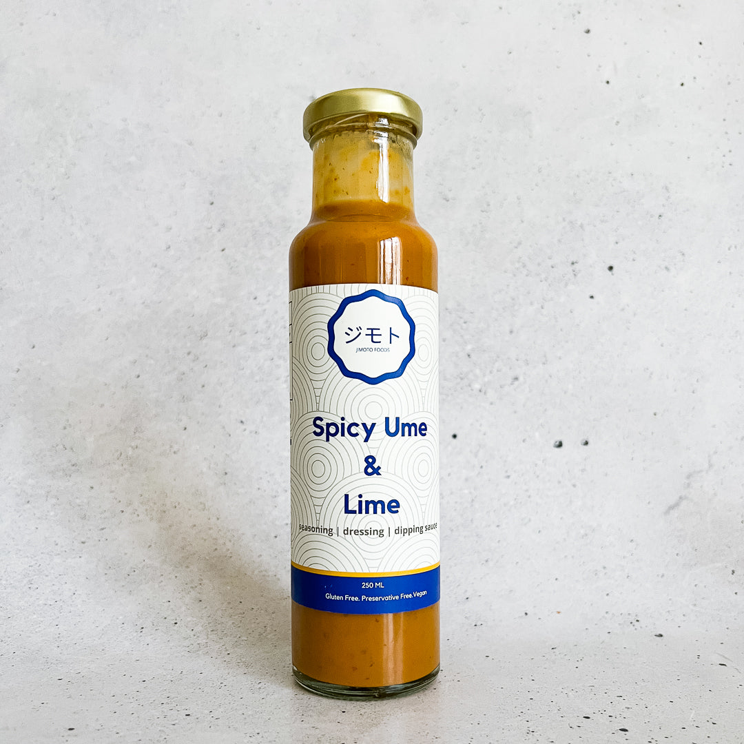 Spicy ume and lime sauce bottle